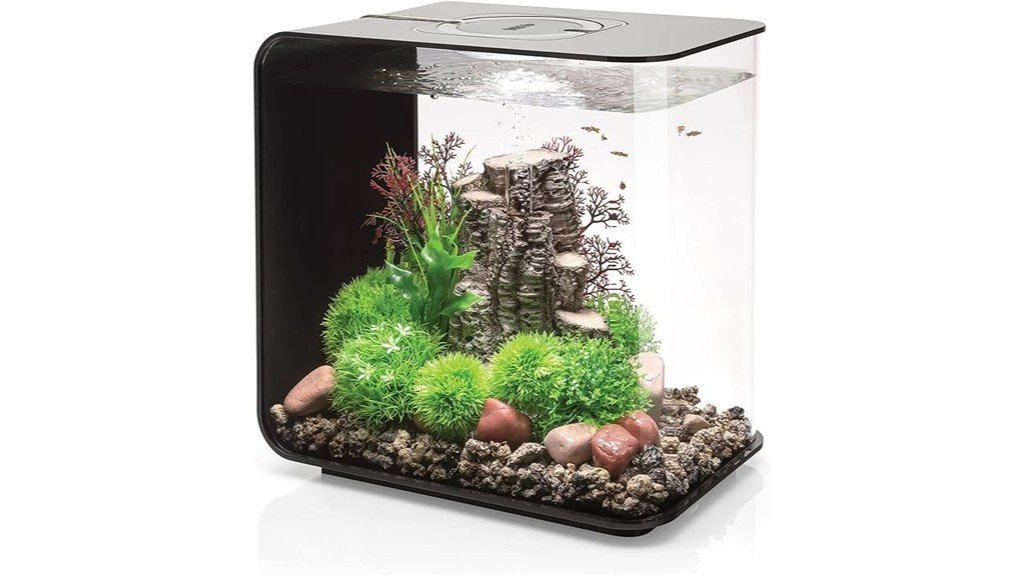 compact acrylic aquarium design
