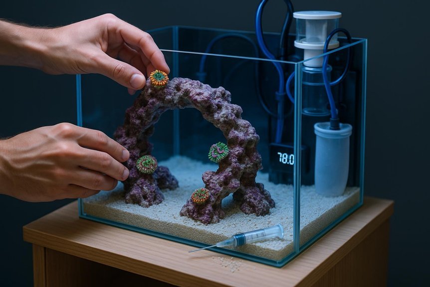 setting up nano reef